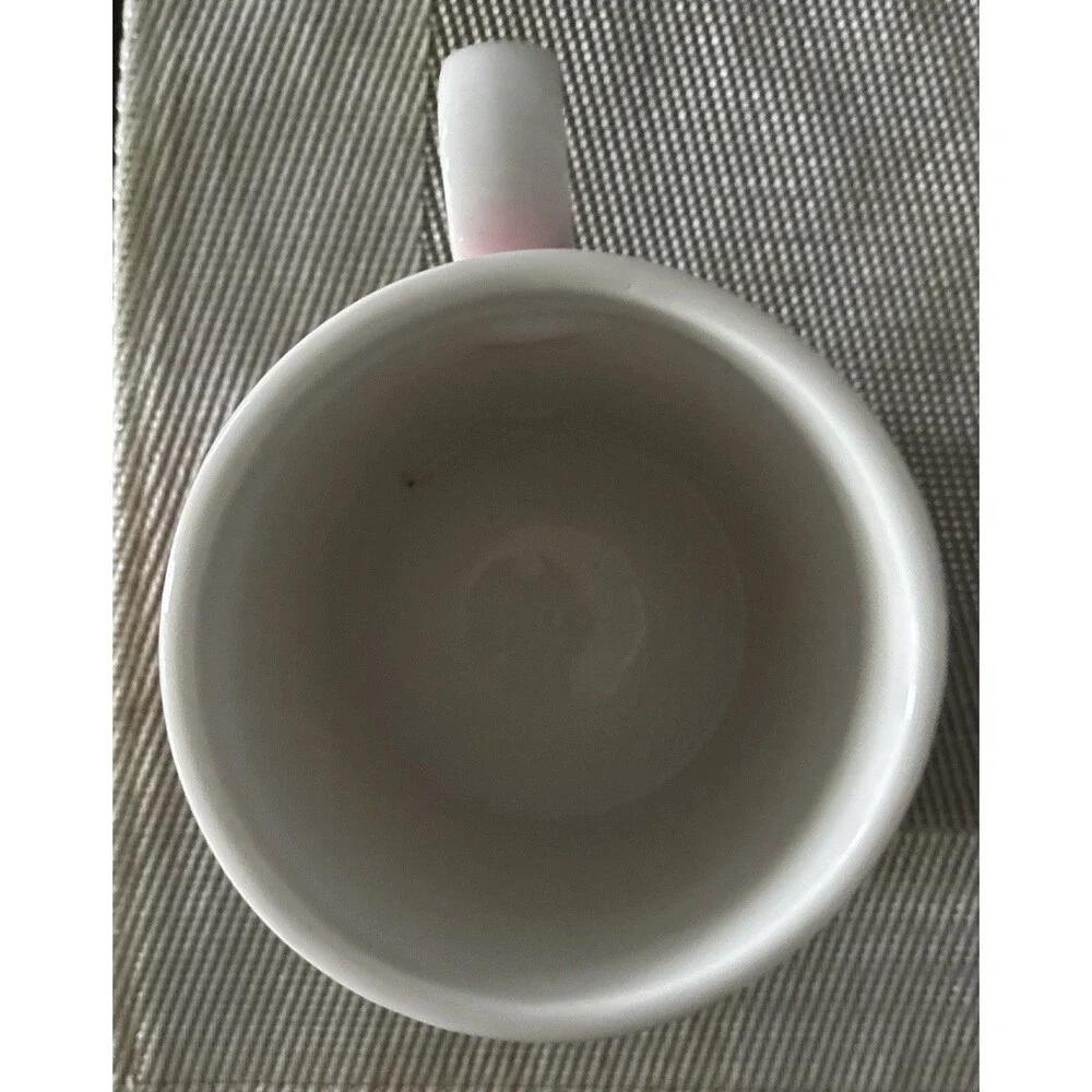 Jonathan Adler House Of Cards Mug Retro Ceramic Coffee Cup MCM Orange Red Gold